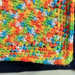 Baby Blanket - Colorful & Gender Neutral, Handmade - thumbnail 2