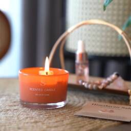 Crystal Candle Gift Box Himalayan Salt Stone, Essential Oils, Soy Wax - thumbnail 3