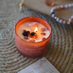 Crystal Candle Gift Box Himalayan Salt Stone, Essential Oils, Soy Wax - thumbnail 2