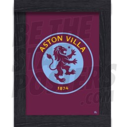 Aston Villa Fc Crest 23/24 Poster - thumbnail 2