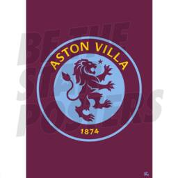 Aston Villa Fc Crest 23/24 Poster - thumbnail 1