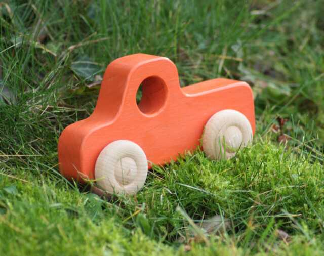 Wood Truck/Pickup With Natural Color - image 1