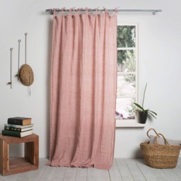 Linen Curtain-Linen Panels-Linen Drapes-Washed Curtaines - Panel-Width 55''(140cm X Custom Length - thumbnail 2