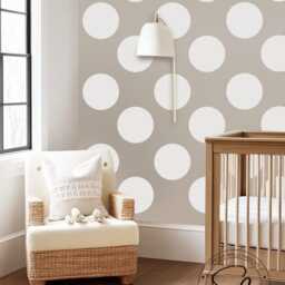 Polka Dot Wall Decals - Nursery Confetti Dots, Set Of 18 - thumbnail 2