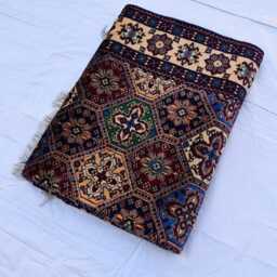 Handmade Afghan Wool Rug Tribal Geometric Bohemian Decor - 6.5x4.9 Ft - thumbnail 2