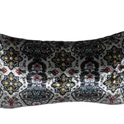 Luxury Cushion Cover Osborne & Little Fabric Savoy Velvets Pattern Iolante in Silver - thumbnail 3