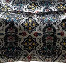 Luxury Cushion Cover Osborne & Little Fabric Savoy Velvets Pattern Iolante in Silver - thumbnail 2