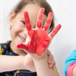 Ladbug - Red & Black - 2 Bio Babystempel Tube ?? 50Ml Choose Third Color For Beautiful Hand - & Footprints Baby Imprint Kit - thumbnail 2