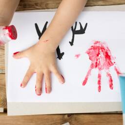 Ladbug - Red & Black - 2 Bio Babystempel Tube ?? 50Ml Choose Third Color For Beautiful Hand - & Footprints Baby Imprint Kit - thumbnail 3