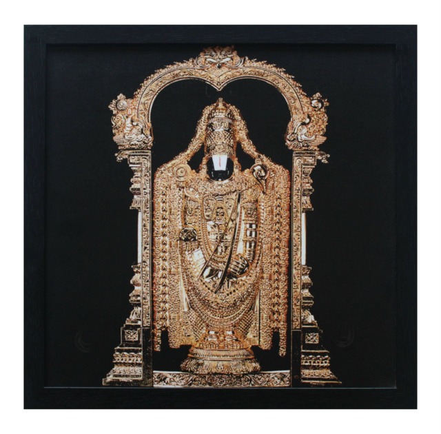 Lord Tirupati Balaji Picture Photo Frame - image 1