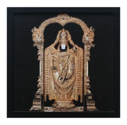Lord Tirupati Balaji Picture Photo Frame - thumbnail 1