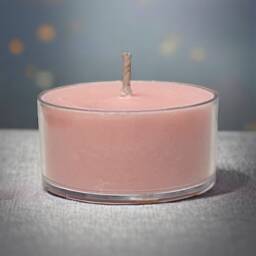 strawberry Cheesecake Scented Soy Candle Tealights Rustic Home Decor - thumbnail 1