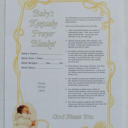Keepsake Baby Prayer Blanket - thumbnail 2