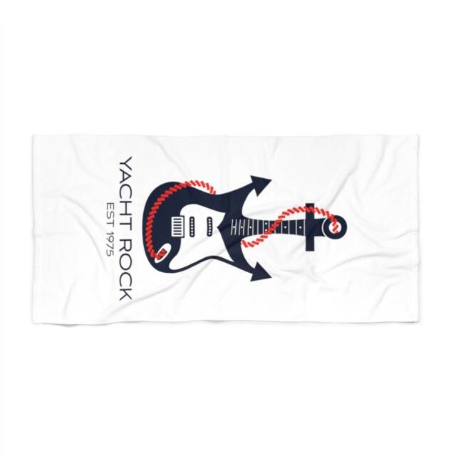 Yacht Rock Est 1975 Beach Towel