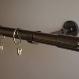 Curtain Pole Finial - Crystal Shiny Black/Onyx ??19mm - Pack Of 1 - thumbnail 2
