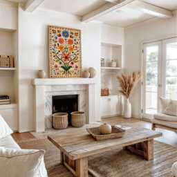 Mexican Print, Art, Decor, Painting, Wall Home Art Folk - thumbnail 3