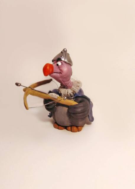 Robin Hood - Vultures Trigger & Nutsy. Handmade Polymer Clay Action Figure. Unique Collectible - image 1
