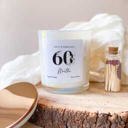 Sixty & Fabulous For All Ages Personalised Birthday Scented Candle Gift For Her Best Friend 21st 30Th 40Th 50Th 60Th Mum Sister Colleague - thumbnail 3