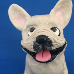 Fawn French Bulldog - Dog Figurine - thumbnail 4