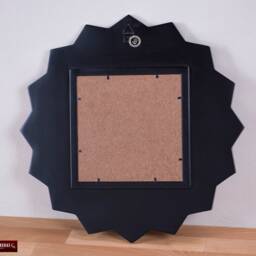 "Decorative Round Mirror For Wall 18.5In ""Purple Sunflower" - thumbnail 4