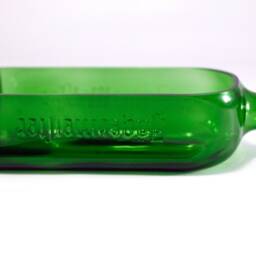 Succulent Planter - Snack Bowl From Repurposed Jagermeister Bottle - thumbnail 2