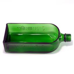 Succulent Planter - Snack Bowl From Repurposed Jagermeister Bottle - thumbnail 3