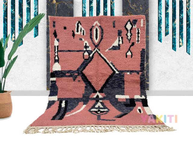Teppich Marokko- Moroccan Rug- Authentic Handmade Rug - Genuine Wool Made To Order Berber Style- Worldwide Shipping Shag Area Rug - image 1
