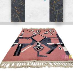 Teppich Marokko- Moroccan Rug- Authentic Handmade Rug - Genuine Wool Made To Order Berber Style- Worldwide Shipping Shag Area Rug - thumbnail 2