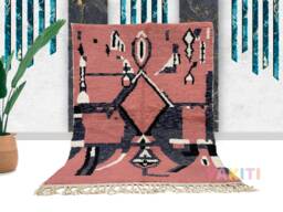 Teppich Marokko- Moroccan Rug- Authentic Handmade Rug - Genuine Wool Made To Order Berber Style- Worldwide Shipping Shag Area Rug - thumbnail 1