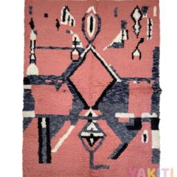 Teppich Marokko- Moroccan Rug- Authentic Handmade Rug - Genuine Wool Made To Order Berber Style- Worldwide Shipping Shag Area Rug - thumbnail 3