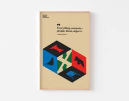 Modern Design Philosophy #2 - Print Poster Eames Work Play Mid Century Detroit Grid Architecture Bauhaus Josef Albers House Ellsworth Kelly - thumbnail 1