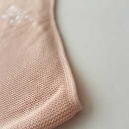 Embroidered Knit Baby Blanket - Teddy Brown Soft Pink Blue Lavender Cream Shower Gift Customized - thumbnail 3