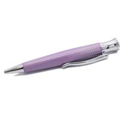 Elegant Diamond Cut Luxury Lilac Pen Set With Personalised Engraved Box - thumbnail 3