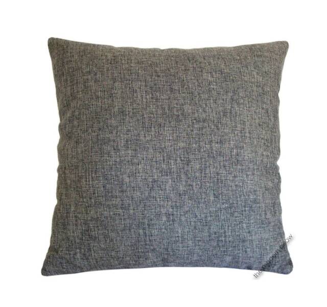 Gray Cosmo Linen Decorative Throw Pillow Cover/Case Cushion 20x20 - image 1