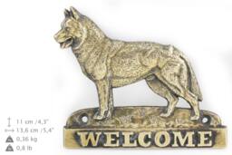Husky, Dog Welcome, Hanging Decoration, Limited Edition, Artdog