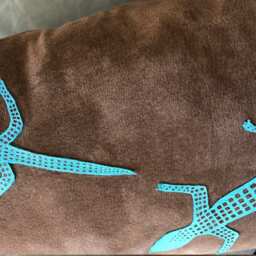 Southwestern Double Sided Suede Applique Decorative Pillow - thumbnail 4
