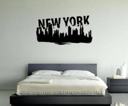 New York Statue Of Liberty Empire State Building One57 Tall Monument Travel Tour Diy Wall Stickers Decals Vinyl Mural Decor Art Vg061 - thumbnail 1