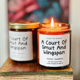 Court Of Smut & Wingspan Candle Bookish Soy Wax Candle - thumbnail 1