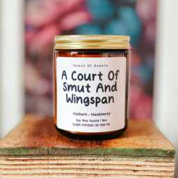 Court Of Smut & Wingspan Candle Bookish Soy Wax Candle - thumbnail 2