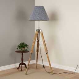 Mid Century Adjustable Floor Lamp - Wooden Tripod For Living Room Decor - Without Shade - thumbnail 4