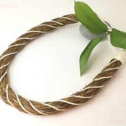 Chunky Manila Rope Curtain Tiebacks Nautical Beach House Decor - thumbnail 4