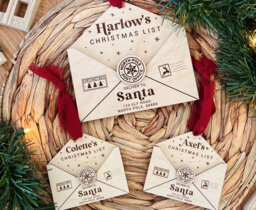 Letter To Santa Ornament, Personalized Christmas List To Wall Hanger - thumbnail 1