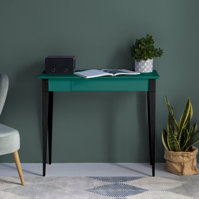 Small Writing Desk With Black Legs, Various Colors Mimo - image 1