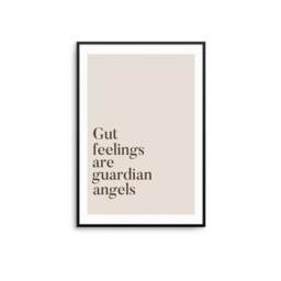 Gut Feelings Guardian Angels Print Minimalist Home Decor - thumbnail 1