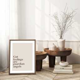 Gut Feelings Guardian Angels Print Minimalist Home Decor - thumbnail 3