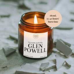 Glen Powell Candle, Film Lover Gift, Luxury Soy Wax - thumbnail 3