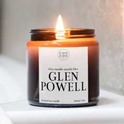 Glen Powell Candle, Film Lover Gift, Luxury Soy Wax - thumbnail 1