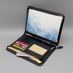 Personalised Leather Journal A5, Notebook Traveler's Journal, Portfolio A5, Business Folio Professional Notepad Case - thumbnail 3