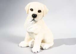 Labrador Retriever Statue Unique Dog Memorial Pet Sculpture Outdoor Keepsake Grave Decor Garden Figure Funeral Remembrance Gift Realistic - thumbnail 1
