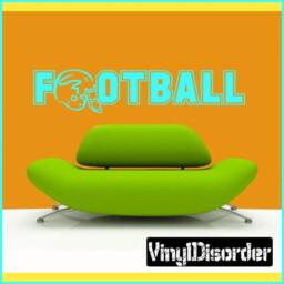 Football Helmet - Vinyl Wall Decal Quotes Sticker Sp012Footballvet - thumbnail 1
